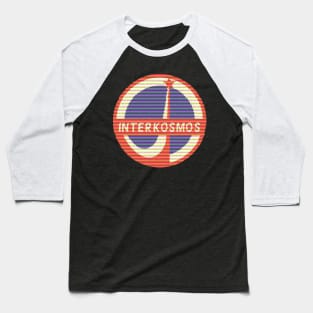 Interkosmos Soviet Space Program Baseball T-Shirt